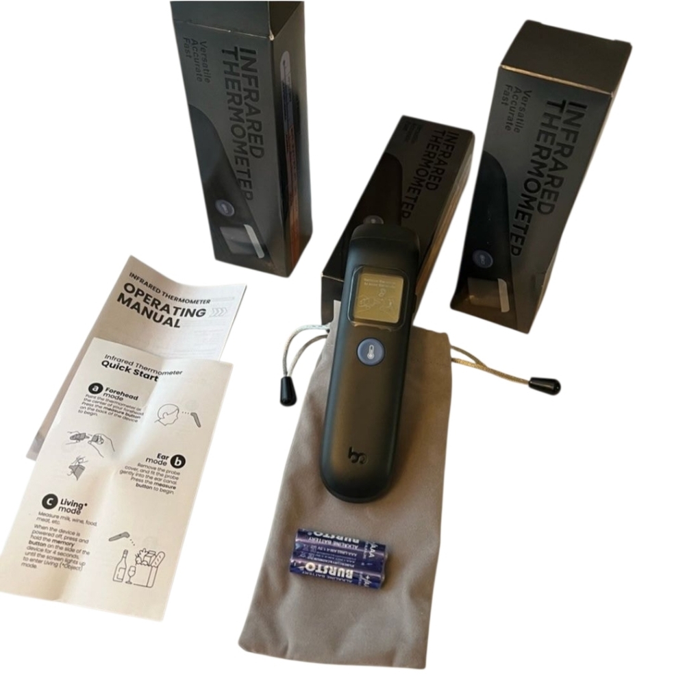 NWT Digital Infrared Thermometer - Black FC-IR205
